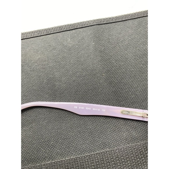 Ray-Ban Eyeglasses FRAMES ONLY RB 5150 5240 Rectangular 50-19-135 Black Pink 328 - Picture 7 of 12